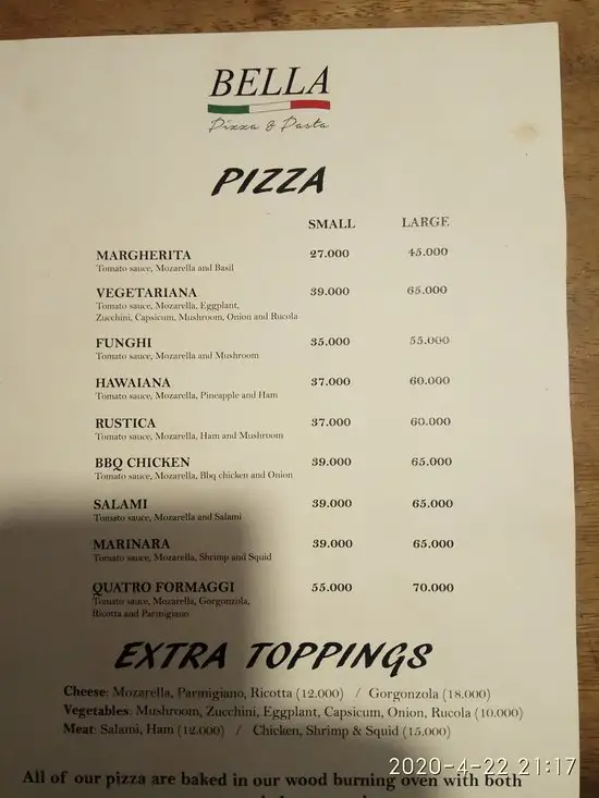 Gambar Makanan Bella Pizza Ubud 19