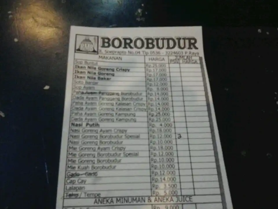 RM Borobudur