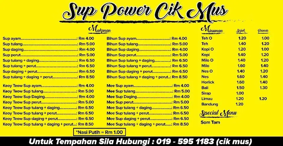 Sup Power Cik Mus - Changkat Jering