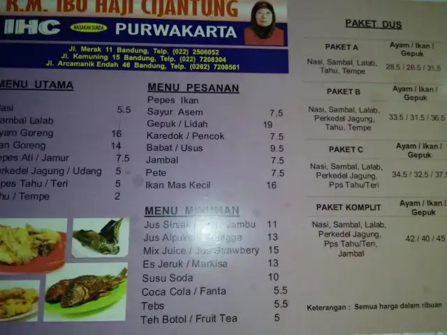 Gambar Makanan R.M PURWAKARTA 1