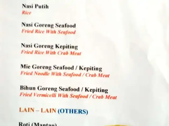 Gambar Makanan Seafood Restaurant Sarang Kepiting 3