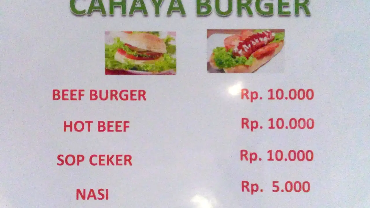 Cahaya Burger