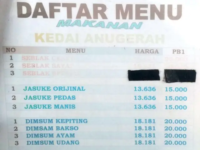 Gambar Makanan Kedai Anugrah 1