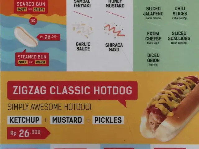 Gambar Makanan ZigZag Hotdogs 1