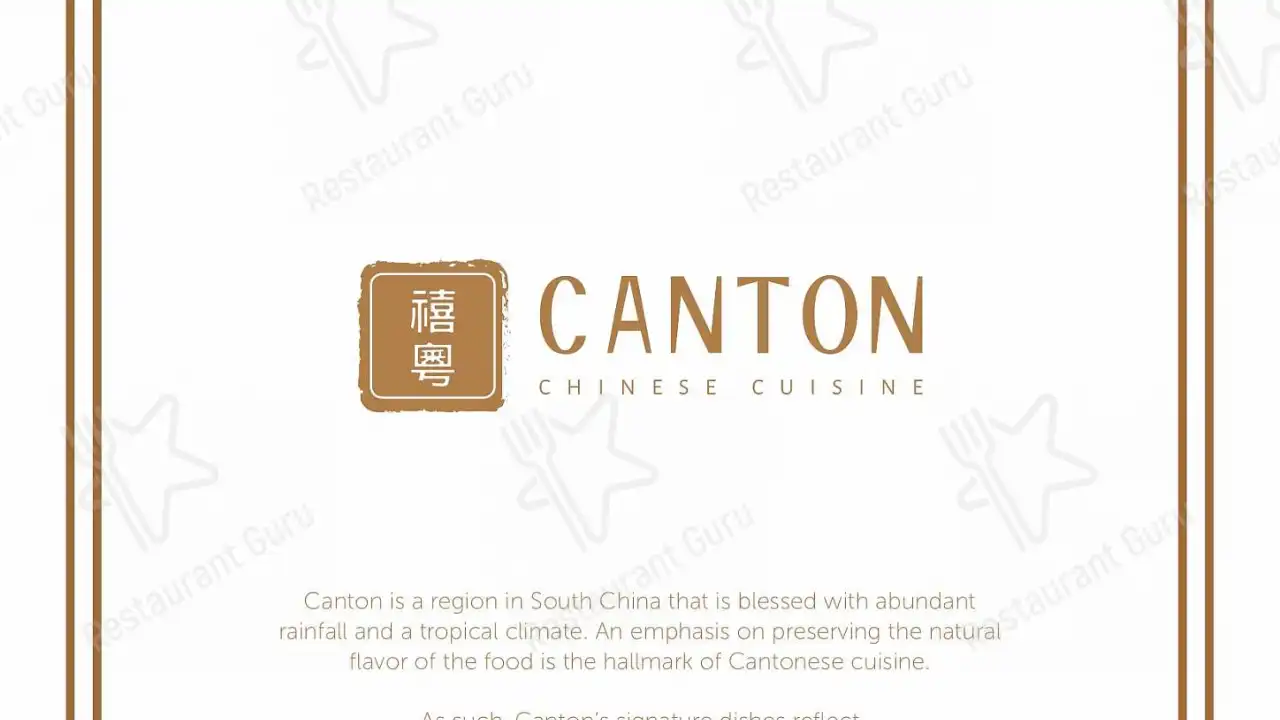 CANTON - Chinese Cuisine