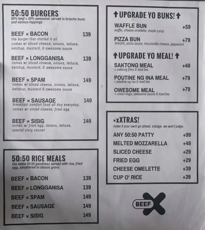 BeefX Burgers Food Photo 1