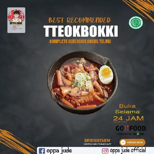 Gambar Makanan Oppa Jude Bebek Pedas Madura, Jajanan Korea, dll, Komplek Pataruman Indah 3