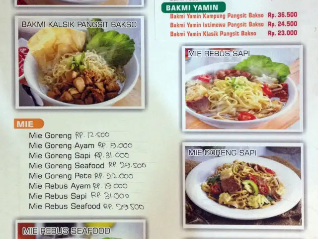 Gambar Makanan Sinah Bakmie 1