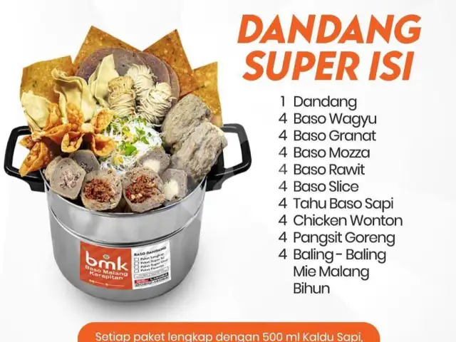 Gambar Makanan BMK Baso Malang Karapitan, Supermal  Karawaci 4
