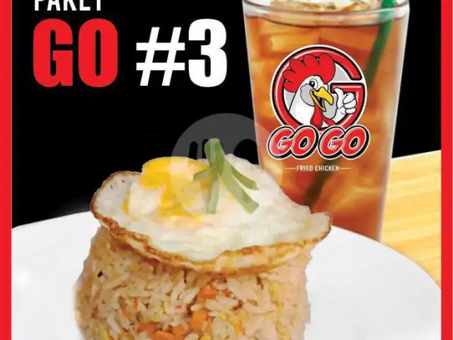 Gambar Makanan Gogo Fried Chicken, Tiara Dewata Food Court 7