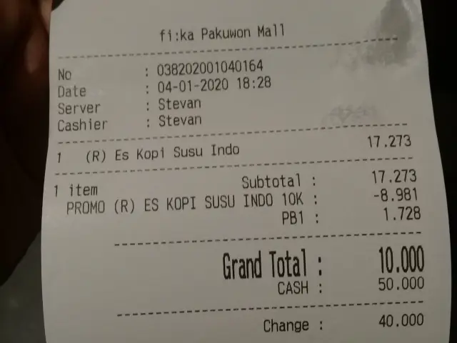 Gambar Makanan Fi:ka Kedai Kafi 3