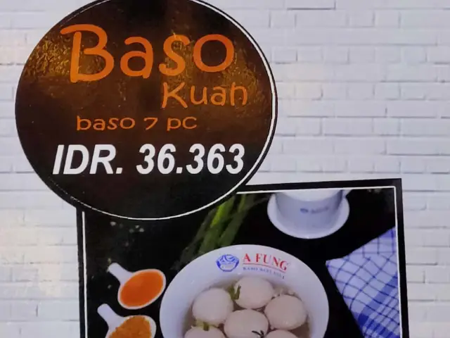 Gambar Makanan A Fung Baso Sapi Asli 4