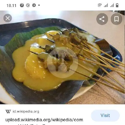 Gambar Makanan Sate Padang Pariaman Minang Jaya, Sabang Kebon Sirih 1