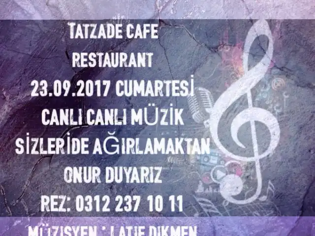 Tatzade Cafe&Restaurant'nin yemek ve ambiyans fotoğrafları 8