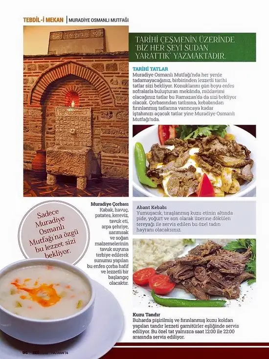 Muradiye Osmanlı Mutfağı'nin yemek ve ambiyans fotoğrafları 4