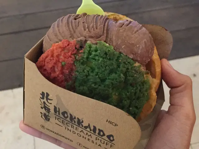 Gambar Makanan Hokkaido Icecream Puff 2