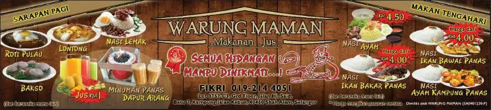 Warung MAMAN JLN KEBUN