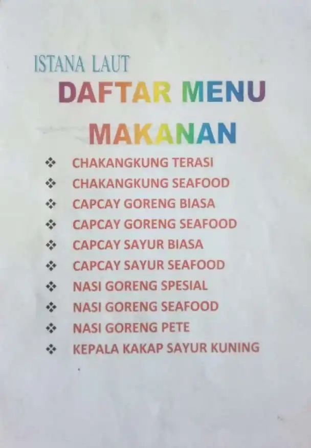 Gambar Makanan RM Istana Laut 2
