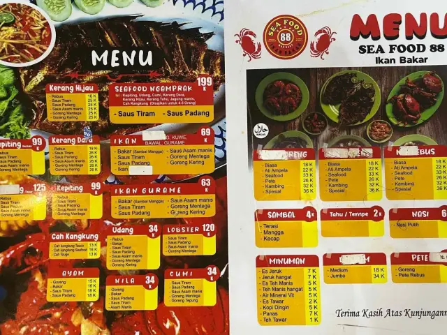 Gambar Makanan Seafood 88 Galaxy 1