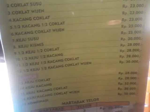 Martabak Sinar Bangka 99