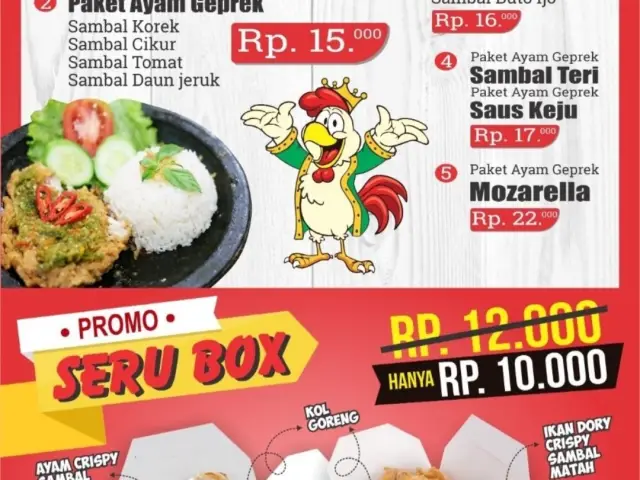 Gambar Makanan Ayam Geprek Pangeran 1