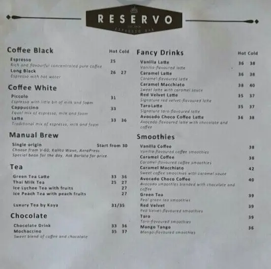 Gambar Makanan Reservo Espresso Bar 1