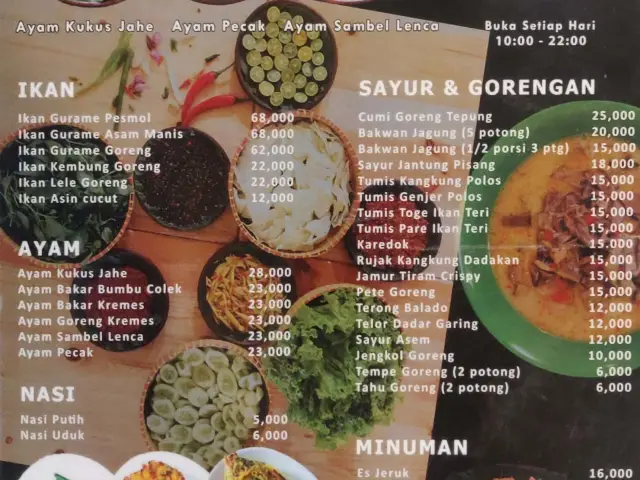 Gambar Makanan Pondok Sambel Colek 1