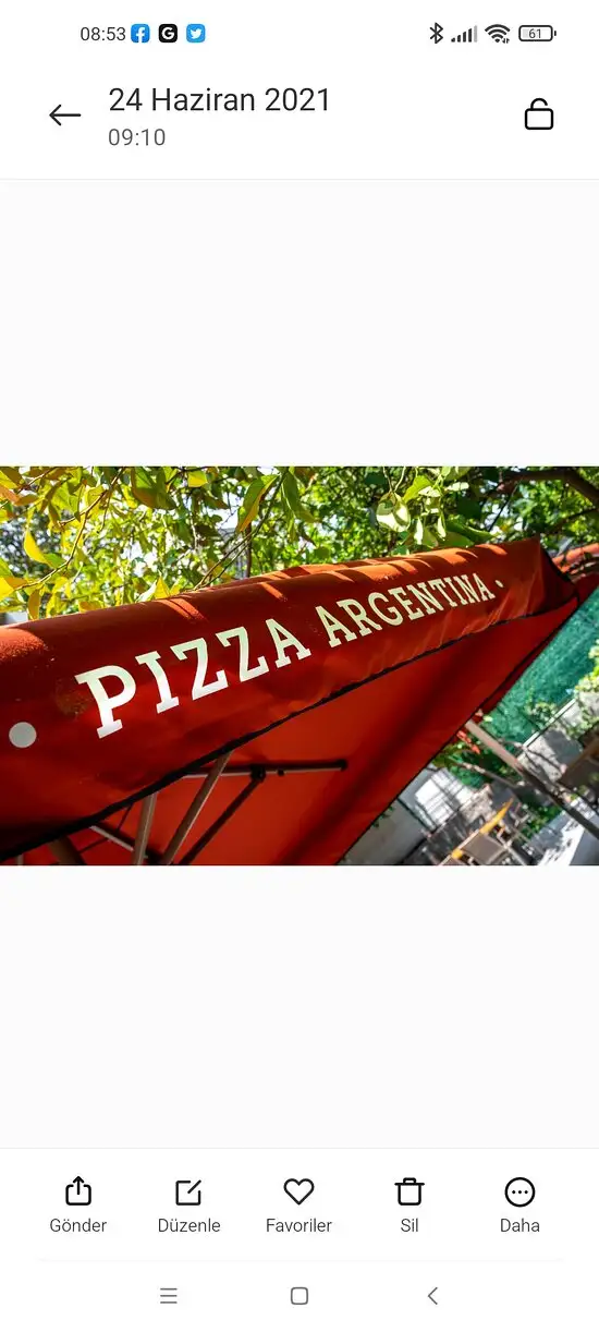 Pizza Argentina Bahçe'nin yemek ve ambiyans fotoğrafları 13