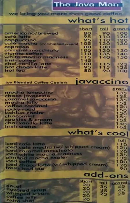 The Java Man Food Photo 2