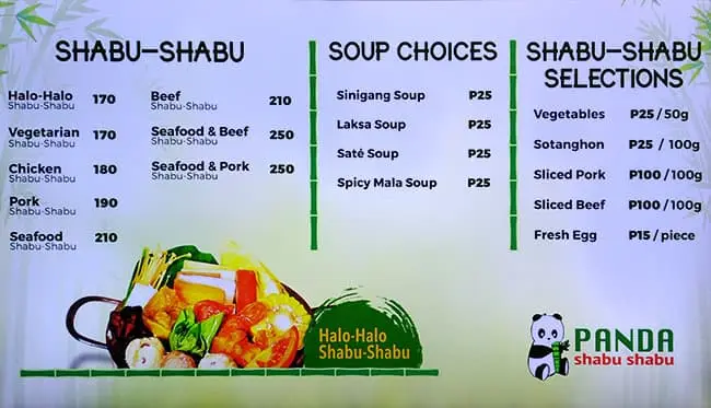 Panda Shabu Shabu Food Photo 1