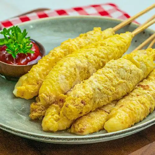 Gambar Makanan Cilor Gulung, Otak-otak, Sosis Goreng & Pop Ice Saranghaeyo  10