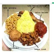 Gambar Makanan Nasi Kuning & Tumpeng Mak Alim, Pancoran Mas 12