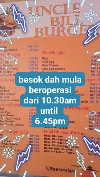 Bill Burger (Pangit Style) @ RPR Batu Kawa Food Photo 1