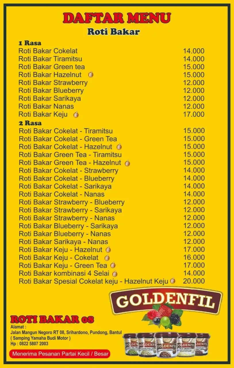 ROTI BAKAR '08' PUNDONG