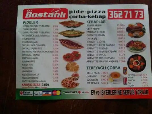 Öz Bostanlı Pide Pizza'nin yemek ve ambiyans fotoğrafları 2