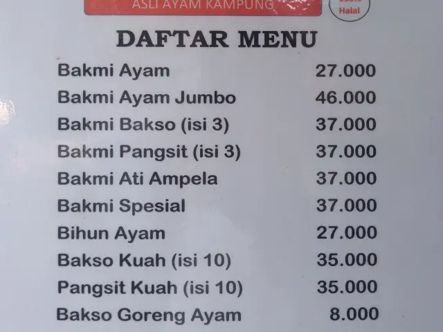 Gambar Makanan Bakmi Ayam H. Ahok 8