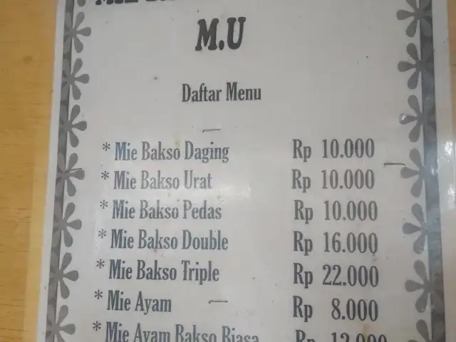 Mie Baso Bogor MU(mang Ujang)