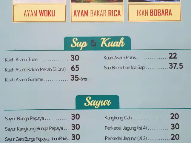 Gambar Makanan Dapoer Opa Manado 10