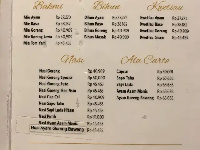 Gambar Makanan Henis Restoran Indonesia Rawamangun 6