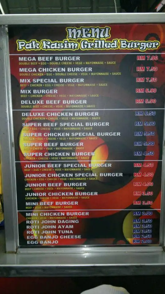 The Best Pak Kasim Grilled Burger