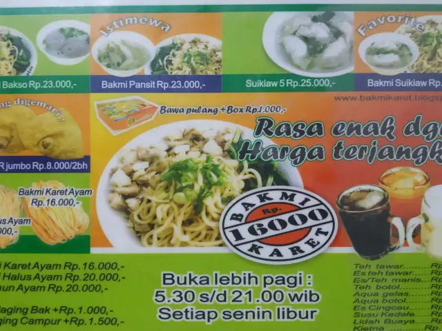 Gambar Makanan Bakmi Karet Foek 1