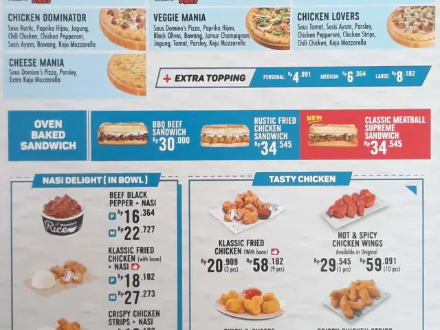 Gambar Makanan Domino's Pizza 2