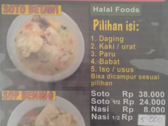 Gambar Makanan Soto Sapi Betawi Lokasari 19