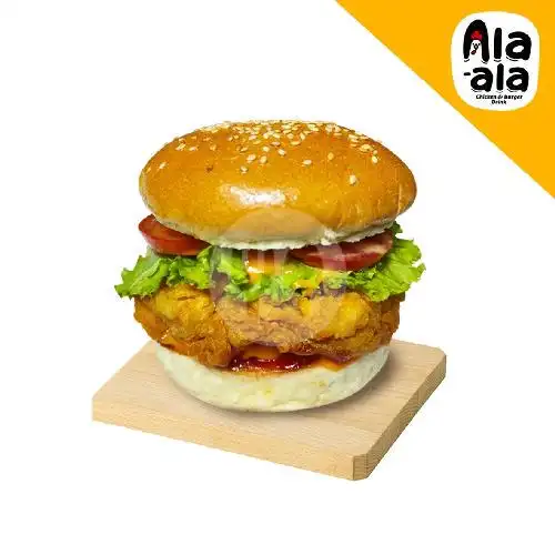 Gambar Makanan Ala Ala Chicken, Burger, And Drink, Bugis Raya 1