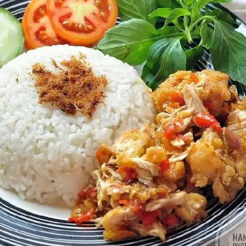 Gambar Makanan Ayam Geprek Dan Ayam Goreng Ni Elok, Gang Pelita 2