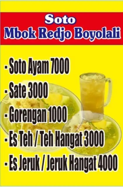 Gambar Makanan Soto Mbok Redjo Khas Boyolali 2