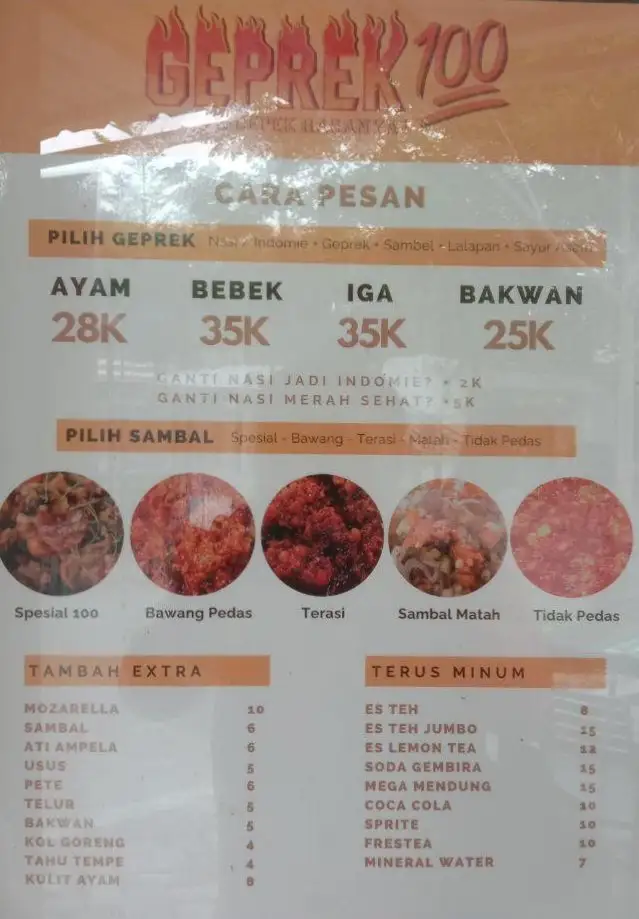 Gambar Makanan Geprek 100 5