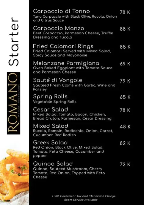 Gambar Makanan Romano Italian Restaurant 5