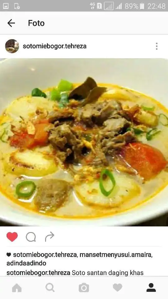 Gambar Makanan Soto Mie Bogor Teh Reza 8