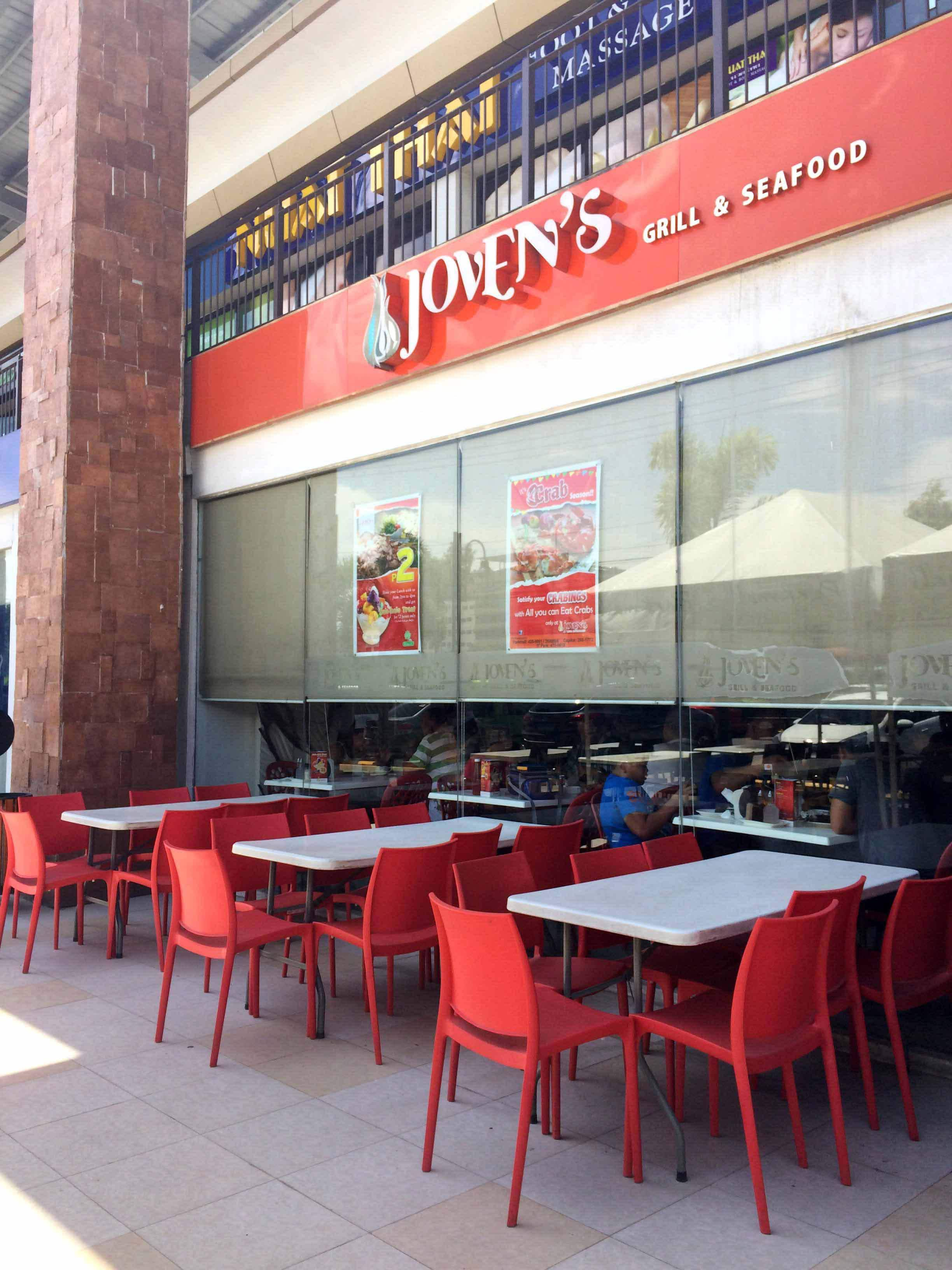 Joven s Grill and Seafood menu price 2022 2023 near Parkmall in